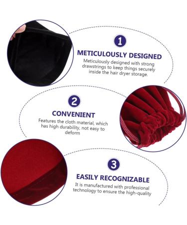 MUSISALY 20 Pcs Storage Bag Drawstring Jewelry Pouches Large Drawstring Pouch Portable Bags Hair Dryer Fabric - Buy Online on GoSupps.com