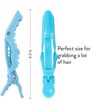 The Hair Shop Shark Clip (Sky Blue) | Enhanced Alligator Grip Clip | US Patented | Professional Salon Quality | Made In Korea (10 Pack) - Buy Online on GoSupps.com