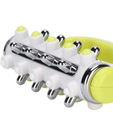 Back Massage Device with Rollers - Manual Body Massage and Electric Pillows for Relief | Wade Shoulder & Waist (Yellow) - Buy Online on GoSupps.com