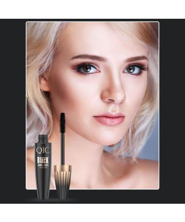 4D Silk Fiber Lash Mascara - Waterproof, Smudge-proof, Lasting 24H - Volume & Lengthening Mascara for False Lash Effect - Cruelty Free - Very Black - Buy Online on GoSupps.com