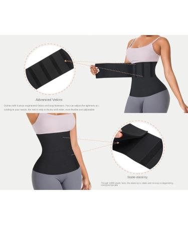 Back Support Back Brace Lumbar Support Waist Trainer for Women Sauna Belt Tummy Wrap Tummy Control Postpartum Back Support Belt(Black 80-120cm) 80-120cm Black - Buy Online on GoSupps.com