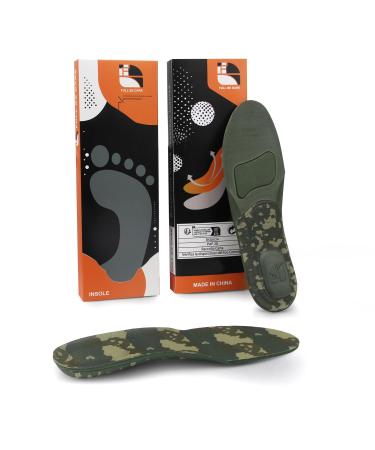 Full BE Dare Arch Support Insoles Shock Absorbing Heel Cushion Inserts Stabilising Orthopaedic Insoles for Men and Women Wicking Comfort Insoles for Work Boots Walking Running (M(7-9.5))