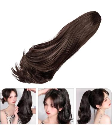 LALAFINA Curly Ponytail Wig When Darkness Loves Us Fake Hairpiece Safe to Use Curly Human Hair Wig Curly Wig Curly Hair Wig Wavy Wig Fake Ponytail Wavy Extensions Curls - Buy Online on GoSupps.com