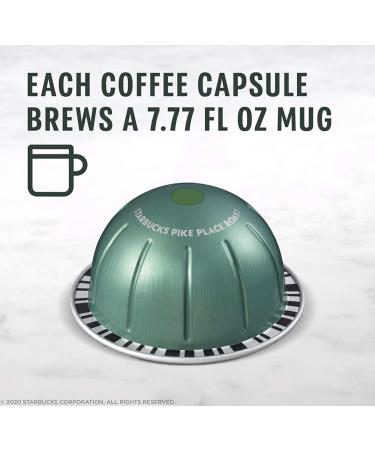 Starbucks Nespresso Vertuo Capsules - Medium Roast Pike Place Roast - Buy Online on GoSupps.com