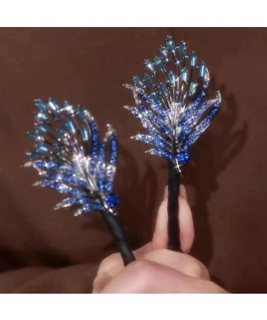 Rhinestone Flower Hair Clip Whale Tail Rhinestone Flower Hair Clip For Women Lazy Hair Curler Deft Bun Maker Elegant Lazy Hair Curler Bun Clips Ocean Blue Feather Hairpin (Size : Feather) - Buy Online on GoSupps.com