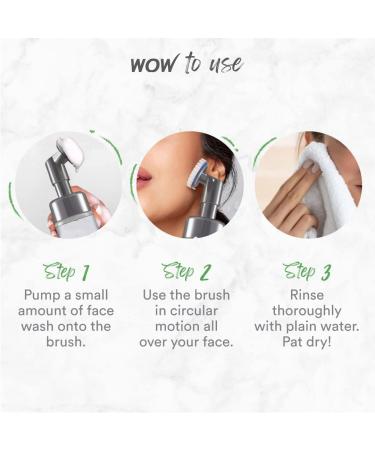 NN Skin Science Charcoal Foaming Cleanser with Integrated Facial Brush for Deep Cleansing Paraben Sulfate Silicone and Colour Free 100 ml - Buy Online on GoSupps.com