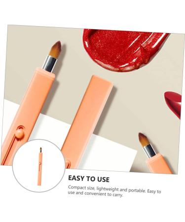 DOITOOL 1pc Retractable Lip Brush Eye Shadow Lipstick Brush Flat Concealer Brush Cosmetics Brush Tool Makeup Tool Plastic Travel Applicator Brush Portable - Buy Online on GoSupps.com