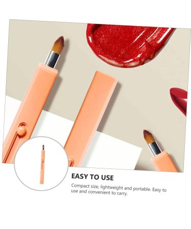 Buy MAGICLULU Retractable Lip Brush - Portable Lip & Eye Makeup Tool for Travel | Perfect for Gloss Lipstick and Eyeshadow - Buy Online on GoSupps.com
