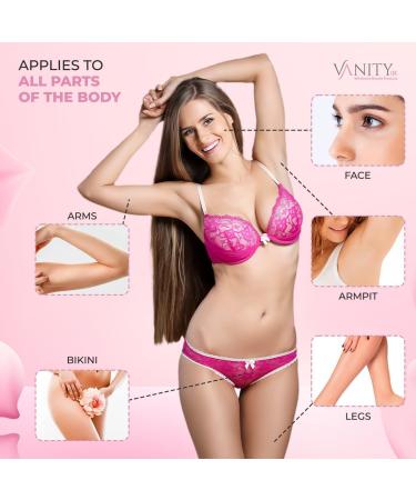 Vanity UK 100 pcs Paper Wax Strips Salon Professional Quality Waxing - Buy Online on GoSupps.com