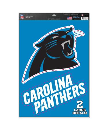 Wincraft NFL Carolina Panthers Multi-Purpose Sticker 28 x 43 cm Multi-Colour