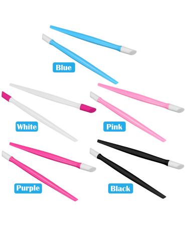 50-Piece Rubber Nail Cuticle Pusher & Nail Cleaner Set - Mixed Colors for Men and Women - Perfect for Christmas & Valentine's Day Gifts - Buy Online on GoSupps.com