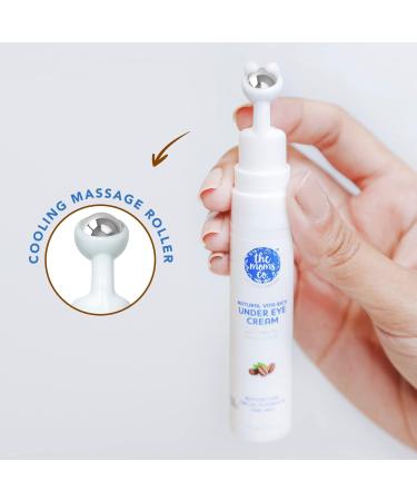 The Moms Co. Natural Vita Rich Under Eye Cream for Dark Circles for Women & Men enriched with Chia Seed Oil Coffee Oil Vitamines E & B3 with Roller to Reduce Dark Circles Puffiness & Fine Lines 15g - Buy Online on GoSupps.com