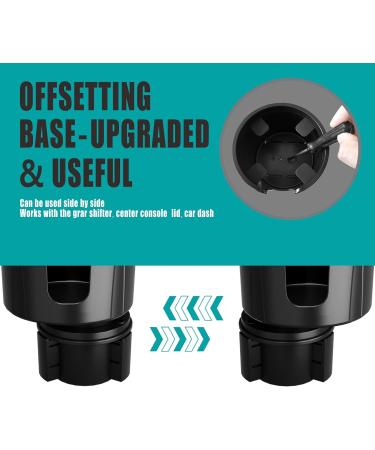 Adjustable Car Cup Holder Expander for YETI, Hydro Flask, Nalgene - Fits 10/46 oz Bottles, Mugs, Cups - 1 Pack - Buy Online on GoSupps.com