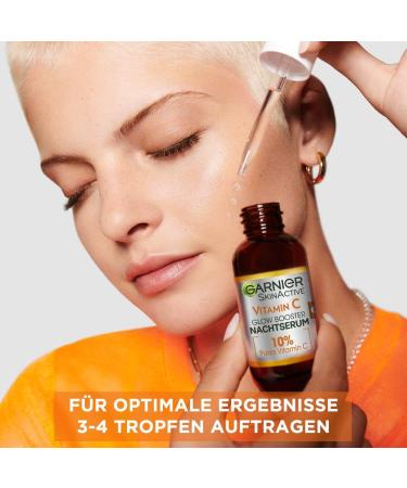 Garnier Vitamin C Glow Booster Set - Brightening Serum Eye Care Night Serum & Day Cream for Radiant Skin | Anti-Dark Spot Treatment - Buy Online on GoSupps.com