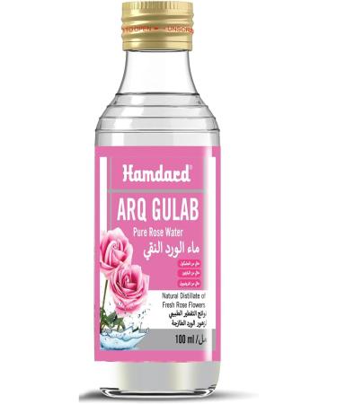 Hamdard Arq Gulab Pure Rose Water - 100ml / 3.38Fl Oz (Pack of 2) - Buy Online on GoSupps.com