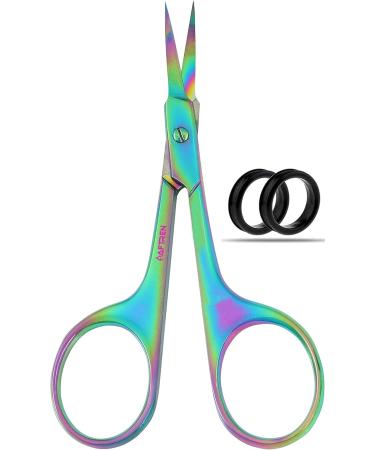 Professional Cuticle Scissors Eyebrow Eyelashes Mustache Nail Scissors Multipurpose Small Manicure Scissors for Men Women Girls - Buy Online on GoSupps.com