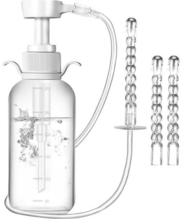  Krmoau Vaginal douche | 300 ml douche with refillable bottle | Gentle and refillable rinse for postpartum care hygiene showering toileting bathroom - Buy Online on GoSupps.com
