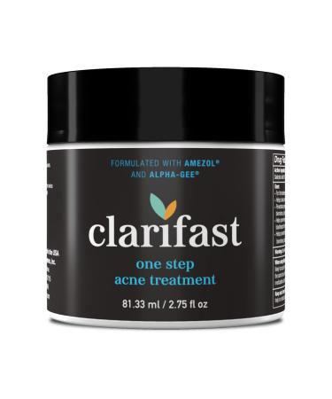 Clarifast 1-Step Acne Treatment. Fast Easy and Effective. Features Amezol Alpha-GEE and Willow Bark extract (Salicylic Acid) 2.75 fl oz