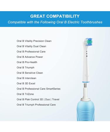 Oral B 4 Pack Electric Toothbrush Replacement Heads - Soft Dupont Bristles for Gum Health - 4 Pack - Buy Online on GoSupps.com