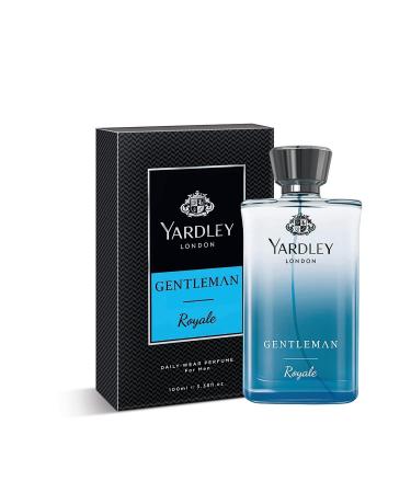 Yard'ley Lon'don Gentleman Royale Perfume| Fresh Wood & Dark Chocolate Notes| Masculine Fragrance| Perfume For Men| 100Ml - Spray