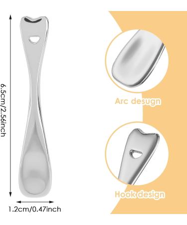 Sibba Mini Spoon Face Spatula Makeup Small Skincare For Cosmetics Mask Make Up Tool Beauty Skin Care Lotion Cosmetic Facial Spatulas Cream Product Moisturizer Applicator Tiny Scoop Lip Scooper Silver - Buy Online on GoSupps.com