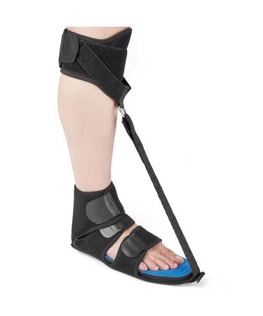 Plantar Fasciitis Night Splint & Leg Stretch Strap - Soft Foot Brace for Heel Spurs & Foot Drop Relief | TARSHYRY - Buy Online on GoSupps.com