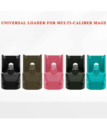 Ludex Universal Magazine Speed Loader for 9mm Luger 10mm .40S&W .45ACP .357Sig .380ACP 1911 Single and Double Stack Magazines Black - Buy Online on GoSupps.com