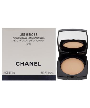 Les Beiges Healthy Glow Sheer Powder - B10 Light Shade With Neutral Undertone by Chanel for Women - 0.42 oz Powder