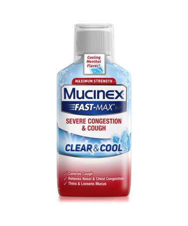 Mucinex Fast-Max Clear & Cool Severe Congestion & Cough Liquid 6oz