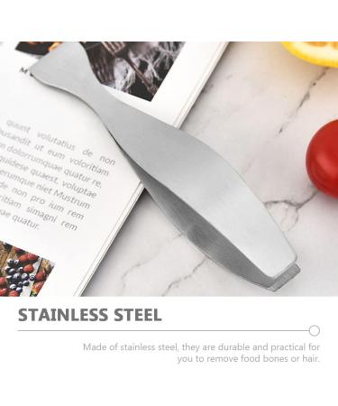 Beaupretty 3-in-1 Hair Removal Clip & Envinking Stainless Steel Tweezers - Multifunctional Rustproof Fishbone Remover Tool - Buy Online on GoSupps.com