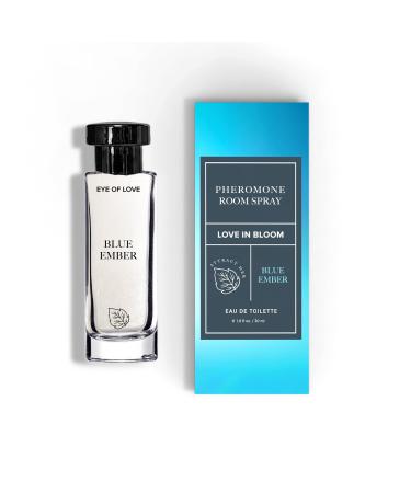 Eye Of Love Bloom Blue Ember Pheromone Cologne - Intense Attraction for Evening Adventures- Unleash Confidence and Magnetism- 30ml BLUE EMBER 1 Fl Oz (Pack of 1)