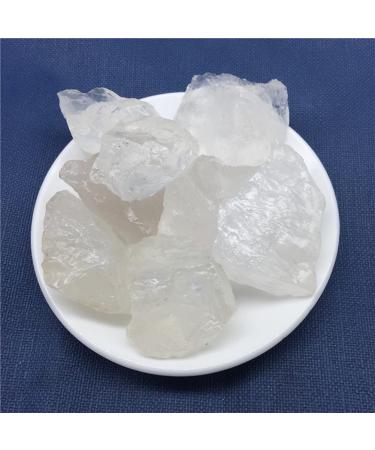 for 100g Natural White Crystal Tumbled Stone Rock Quartz Rough Minerals Specimen Gemstone Reiki Decor Gift Stone Mineral Specimen