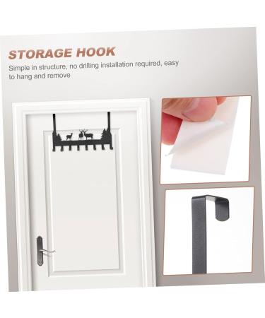 GLEAVI 1pc Coat Hook Storage Shelves Outdoor Hooks for Hanging Behind Door Storage Hanger Cupboard Clothing - Buy Online on GoSupps.com