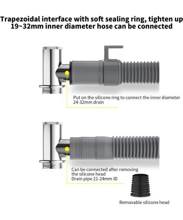 Saddgo Anti-Overflow Special Floor Drain for Washing Machine Special Connectors Pipe Sewer Deodorant Anti-Overflow Water Device - Buy Online on GoSupps.com