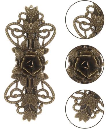 Baring 8 Pcs Vintage Metal Hair Barrettes Vintage Bronze Hair Clips Retro French Barrette Women Hair Clips Retro for Women Girls Gift - Buy Online on GoSupps.com