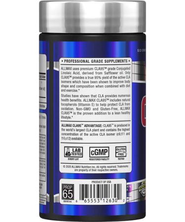 Allmax Nutrition CLA 90 Softgels - Conjugated Linoleic Acid Supplement - Buy Online on GoSupps.com