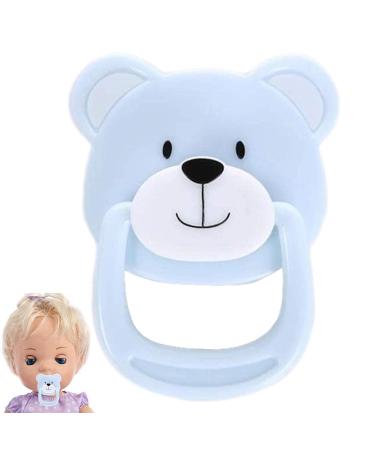 Shop Cute Bear-Shaped Magnetic Pacifier for Reborn Babies - Luckxing Blue | International Shipping Available - Buy Online on GoSupps.com