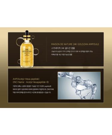 MAISON DE NATURE 24k Goldzan Ampoule 100ml - Premium Korean Skincare | International Shipping Available - Buy Online on GoSupps.com