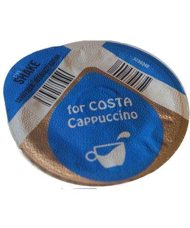Tassimo Costa Cappuccino 50 x Milk T Disc (Milk T-disc only) + 6 x Carte Noire Latte Coffee Pods only Sold Loose