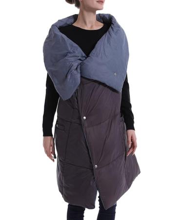Buy BATTNOT Heated Ceiling Scarf - USB Electrical Heating Cover for Travel & Outdoor Activities - 6 Zone Warmth - Gray - Buy Online on GoSupps.com