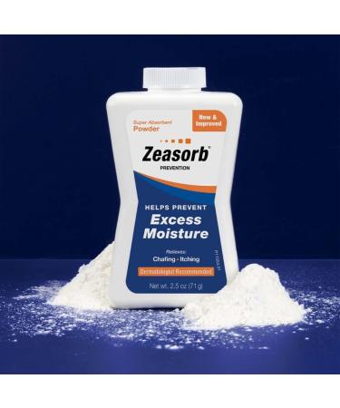 Zeasorb Super Absorbent Powder 2.50 oz - Pack of 10 | Fast-Acting Moisture Control - Buy Online on GoSupps.com