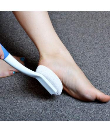 COHEALI Long Handle Foot Rasp Pedicure File - Exfoliate, Remove Hard Skin, Clean Brush, Back Scrubber, Nail Pumice Stone | Foot Care Tool - Buy Online on GoSupps.com