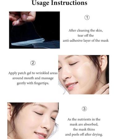 Microcrystalline Nasolabial Folds Removal Mask Face Wrinkle Removal Lift Mask For Reduce Fine Lines for Fine Wrinkles between Eyes & Face - For Overnight Wrinkle Use - Buy Online on GoSupps.com