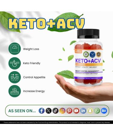 Proven.bio Keto+ACV Gummies (As Seen On Social Media) - Keto Apple Cider Vinegar Gummies - Keto+ACV Official Formula - Buy Online on GoSupps.com