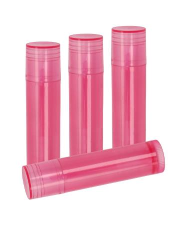 Mini Skater 20Pcs 3/16 Oz Translucent Lip Gloss Balm Tubes with Caps - Dark Pink | for Women Makeup Tool - Buy Online on GoSupps.com