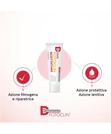 Dermovitamina Scottature Crema 30ml - Fast Relief for Sunburn & Skin Irritations | International Shipping Available - Buy Online on GoSupps.com