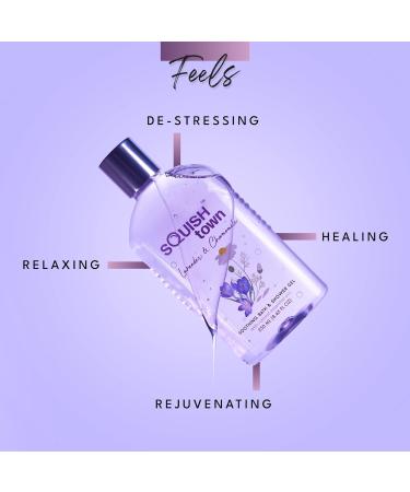 Buy Lavender & Chamomile Soothing Bath & Shower Gel - Luxury Vegan Aromatherapy | 100% Natural Essential Oils | 250ml for Men & Women - Paraben Free - Buy Online on GoSupps.com