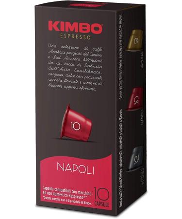  Kimbo Kimbo Nespresso Compatible Naples Capsules 12 Packs of 10 Capsules (Total 120 Capsules) - Buy Online on GoSupps.com
