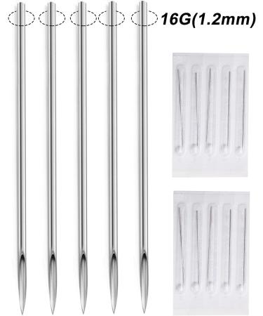 18G Piercing Needles & Surgical Steel Body Jewelry Kit | 14G-20G Hoops Studs & More - International Shipping Available - Buy Online on GoSupps.com