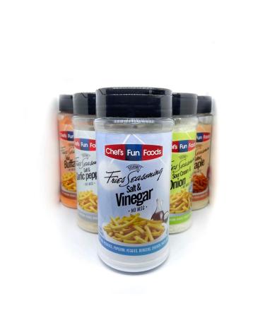 Gourmet Fries Seasonings 12oz Bottle - Salt and Vinegar Flavor - Buy Online on GoSupps.com